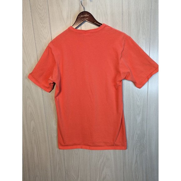 Champion Big C Embroidered Light Orange T-Shirt Men's LARGE - Picture 7 of 7